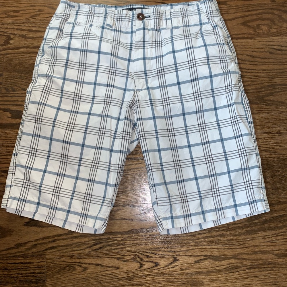 American Eagle mens 33W longboard plaid shorts - Picture 2 of 7